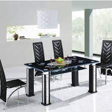 Vipek metal bar table chair set 41.3 h square dining table & 4pcs 30 h barstool dining stool bar chairs w solid wood top bistro pub patio cafe restaurant home kitchen, gloss black. High Quality Modern Simple Glass Metal Dining Table Set Buy Modern Glass Dining Table Simple Dining Table High Quality Life Style Dining Table Product On Alibaba Com