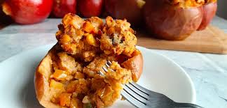 To stuff or not to stuff? Savory Stuffed Apples With Chorizo And Cornbread Sugar And Spice