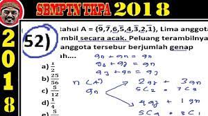 Snmptn adalah seleksi nasional masuk perguruan tinggi negeri menggunakan nilai akademik dan non akademik dan merupakan salah satu jalur masuk perguruan tinggi negeri. Soal Dan Pembahasan Sbmptn Permutasi Dan Kombinasi Peranti Guru