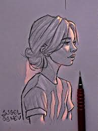 Belos Desenhos No Estilo Anime Ilustracoes Singelas Arte No Papel Online Anime Belos Desenhos Estilo I Art Sketches Cool Art Drawings Cartoon Drawings