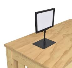 Countertop Sign Holder 5 1 2 X7 Frame Shelf Sign Holders Table Top Display Sign Holder Frame Shelf