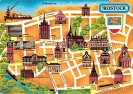 Diese kirche ist einer der ältesten kirchen in rostock. Postkarte Carte Postale Rostock Mecklenburg Vorpommern Stadtplan Innenstadt Mit Sehenswurdigkeiten Manuskript Nbsp Nbsp Papierantiquitat Versandhandel Boeger
