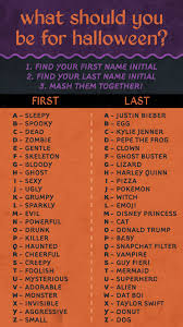 Custom Funny And Halloween Image Halloween Names Interactive Posts Funny Name Generator