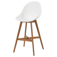 Fanbyn Bar Stool With Backrest White Ikea White Bar Stools Ikea Barstools Ikea Bar