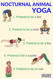 Maybe you would like to learn more about one of these? Nocturnal Animals Yoga Printable Poster Kids Yoga Stories Yoga For Kids Kids Yoga Poses Animal Yoga
