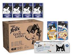 Felix As Good As It Looks Cat Food Pouches 80 Pack And Cat Treats 14 Pack Bundle Read More At The Image Link Catfood Cat Food Cat Treats Food Animals