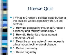 Pixie dust, magic mirrors, and genies are all considered forms of cheating and will disqualify your score on this test! Ancient Greece General History