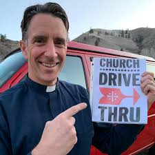 This is our brother, Matt. Because he's a priest, people call him “Father.”  Because he's our brother, and didn't want to run a restaurant with us, we  call him the black sheep