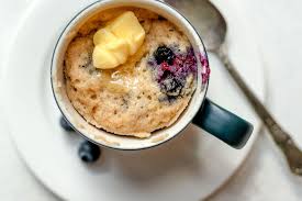 90-Second Irresistible Blueberry Muffin in a Mug