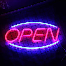 Open Neon Signs Open Word Neon Night Lights For Room Decor Light Lamp Bedroom Bar Pub Hotel Coffee Shop Restaur Neon Signs Game Room Wall Art Neon Sign Bedroom