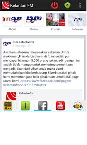 Kelantan fm atau rtm kelantan merupakan sebuah stesen radio di malaysia yang bertanggungjawap menyediakan kini masalah capaian frekuensi radio tidak lagi menjadi halangan kepada pendengar setia kelantan fm kerana aplikasi ini menggunakan rangkaian internet. About Radio Malaysia Kelantan Fm Google Play Version Apptopia