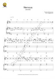 Nervous Piano Sheet Music Gavin James Digital Sheet Music