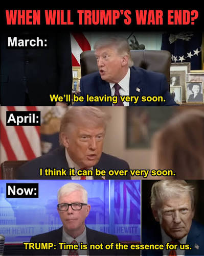 Trump's endless war...