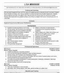 nicu nurse resume sample resumes misc livecareer