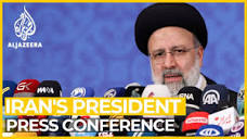 Iran's president Ebrahim Raisi: First news conference - YouTube