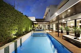 Relaxing Outdoor Space Of A House On Balaclava Road Australia Architecture House Architecture Design Architecture House