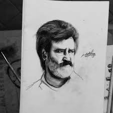 Tried To Draw Thalivaa Superstar Rajinikanth Tamil Indianactor Love Charcoaldrawing Charcoalart Shade Christmasdra Graphite Art Charcoal Art Drawings