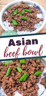 A bolognese sauce recipe using a portion of the economy gastronomy basic beef mince mixture. 30 Minute Asian Beef Bowl A Reinvented Mom