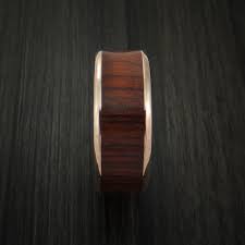 Sf 4/4 15/16 blood wood * sf 8/4 h&m bloodwood. Red Heart Wood Hardwood In 14k Rose Gold Wedding Band Custom Made Revolution Jewelry Designs