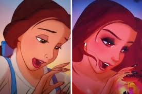 Mirror edit, baddie aesthetic, princess aesthetic. This Tiktok Artist Draws Disney Princesses As Villains