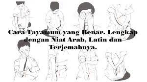 Cara Tayamum Yang Benar Lengkap Dengan Niat Bacaan Arab Latin Dan Terjemahannya Tribun Sumsel