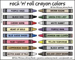 Rock N Roll Crayon Colours Wrong Hands Rock N Roll Music Is Life Music Humor
