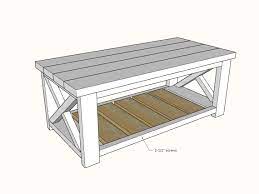 You can find the free plans for ana white farmhouse table with step by step guide here. Farmhouse Coffee Table Beginner Under 40 Ana White