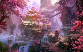 The Japanese Fantasy Zen Garden Fantasy Landscape Wallpaper Fantasy Landscape Fantasy Landscapes