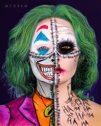makeup artist creates joker look four