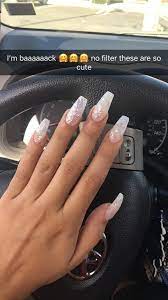 199 Beautiful Nail Art Design Ideas To Try In Summer 24 Thereds Me White Acrylic Nails Best Acrylic Nails Gorgeous Nails