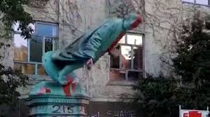 The statue was removed from the university that is the namesake of the former educator and. Protesters Topple Statue Of Canada S Egerton Ryerson