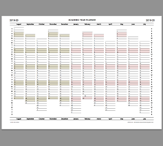 Download and make your own 2019 annual planner with this classic design easily editable microsoft word template. 2019 20 Academic Year Planner Calendar Printable Infozio