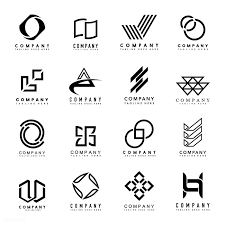 Download Premium Vector Of Set Of Company Logo Design Ideas Vector 495796 Marketing Logo Design Company Logo Design Graphic Design Logo