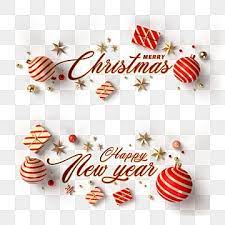 Merry Christmas And Happy New Year Christmas E Decorations Golden Balls And Stars On A Transparent Background Visualization Christmas Decorations Clipart Chr Christmas Lettering Happy Holiday Greeting Cards Merry Christmas And