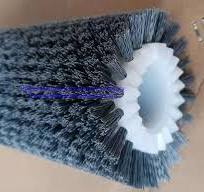 Abrasive Nylon Bristle Zig Zag Connection Roller Brushes For ...
