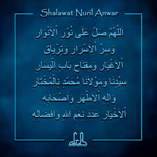 Shalawat Nuril Anwar Arab Latin Terjemahan Gita Religi