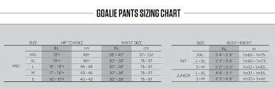 33 reasonable hockey pants sizing chart