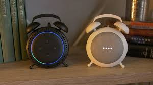 Retro Alarm Clock For Echo Dot 3 Google Home Mini Youtube
