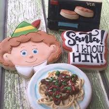 I M Sorry I Ruined Your Lives And Crammed Eleven Cookies Into The Vcr Elf Buddyelf Elfcookies Christmascoo Fancy Cookies Sweet Cookies Cookie Decorating