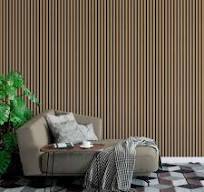 Veneered 3D Panel 60x60 - Oak