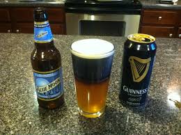 Black And Blue Beer Black And Blue Even Better If You Sub In Left Hand Milk Stout For Guinness Beer Bottle Blue Moon Blue