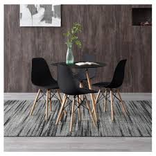 Comedor extendible redondo 4 sillas. Comedor Redondo Alterego Chad Con 4 Sillas Walmart En Linea
