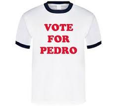 This is something that i sometimes can choose the correct preposition intuitively, but i do not know the reason for it. Stimmen Fur Pedro Lustig T Shirt Politische Wahlen 2020 Neuheit Mode Film Tee Ebay