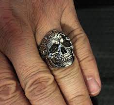 Jewelry Ring Jewelry Ring Skull Ring Heavy Metal Gothic Etsy In 2021 Skull Ring Skull Wedding Ring Skull Engagement Ring