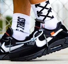 Air Max 90 Off White Black Fancy Com Nike Air Max 90 Nike Air Shoes Sneakers Fashion
