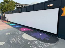 Savesave disney teachers corner math paint by number printa. Photos Socially Distanced Expression Section Paint By Number Mural Set Up For Taste Of Epcot International Festival Of The Arts 2021 Wdw News Today