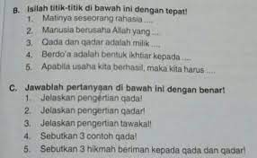 Menerima Qada Dan Qadar 2 Contoh Qada Dan Qadar Cute766