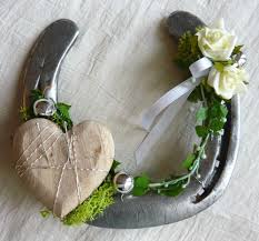 Hufeisen Ringkissen Fur Hochzeit Eheringe Liebe Glucksbringer Hufeisen Hochzeit Diy Geschenke Hochzeit Hufeisen