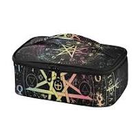 Amazon.com: Zathe Wiccan Symbol Protection Mandala Floral Flower Witches  Runes Bolsa de almuerzo para niños Bolsa de almuerzo aislada Rosa y Negro  ...