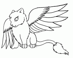 Printable anime coloring pages for kids and adults. Wolves With Wings Coloring Pages Coloring Home